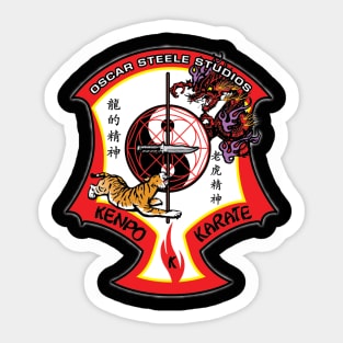 Oscar Steele Kenpo Karate Crest Sticker